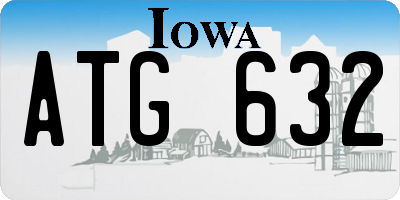 IA license plate ATG632