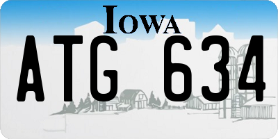 IA license plate ATG634
