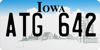 IA license plate ATG642