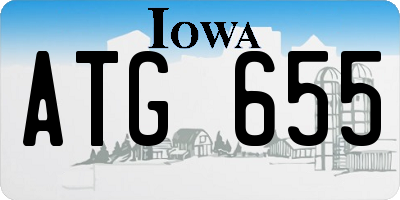 IA license plate ATG655