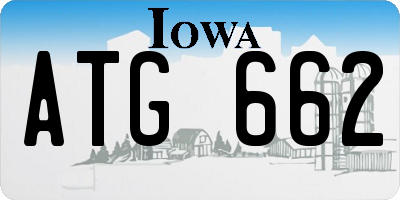 IA license plate ATG662