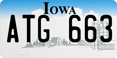 IA license plate ATG663