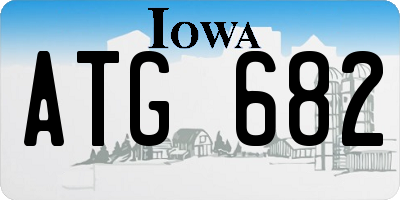 IA license plate ATG682