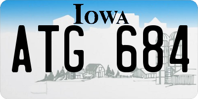 IA license plate ATG684