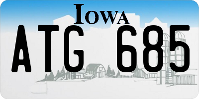 IA license plate ATG685