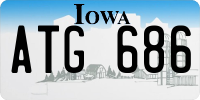 IA license plate ATG686