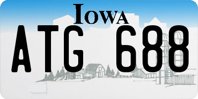 IA license plate ATG688