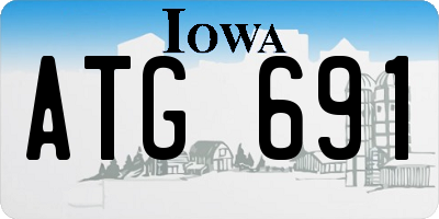 IA license plate ATG691