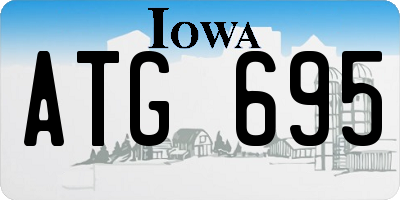 IA license plate ATG695