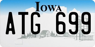 IA license plate ATG699