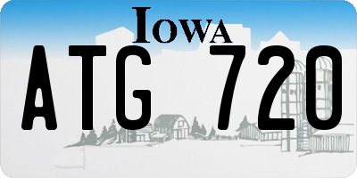 IA license plate ATG720