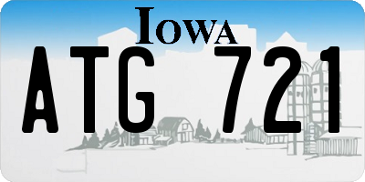 IA license plate ATG721