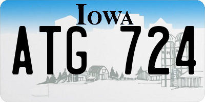 IA license plate ATG724