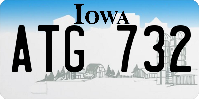 IA license plate ATG732