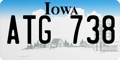IA license plate ATG738
