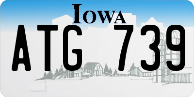 IA license plate ATG739