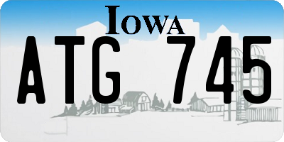 IA license plate ATG745