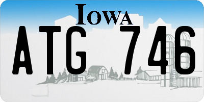 IA license plate ATG746