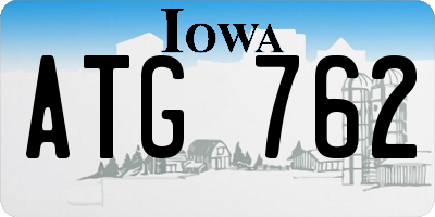 IA license plate ATG762