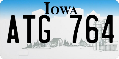IA license plate ATG764