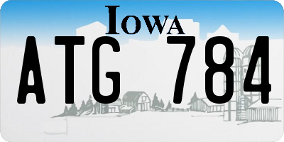 IA license plate ATG784
