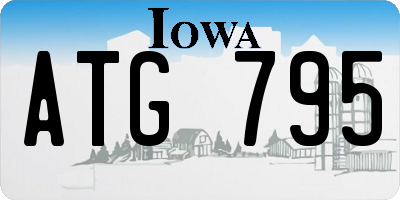 IA license plate ATG795