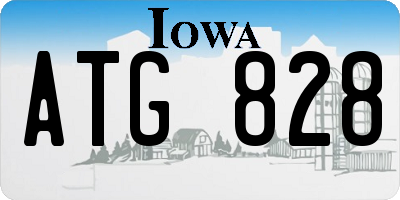 IA license plate ATG828