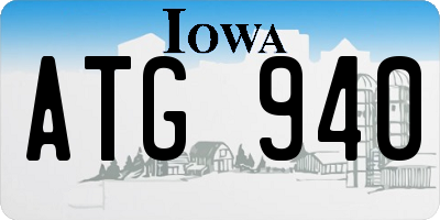 IA license plate ATG940