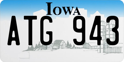 IA license plate ATG943