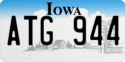 IA license plate ATG944