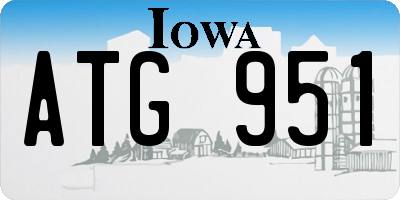 IA license plate ATG951