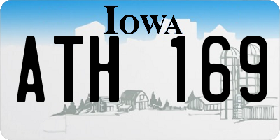 IA license plate ATH169