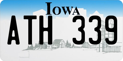 IA license plate ATH339