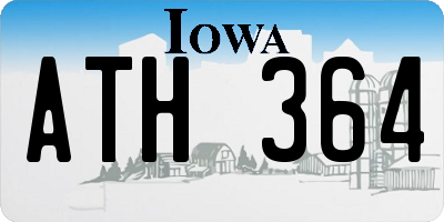 IA license plate ATH364