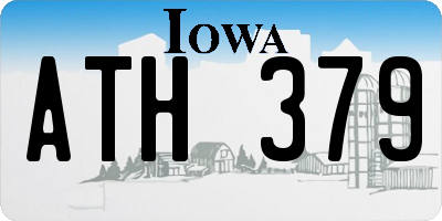 IA license plate ATH379