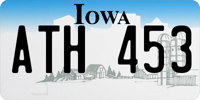 IA license plate ATH453