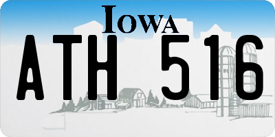 IA license plate ATH516