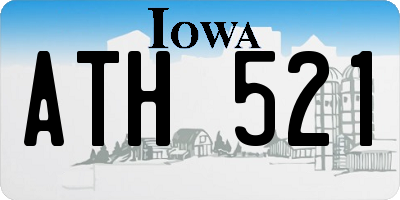 IA license plate ATH521