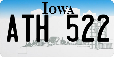 IA license plate ATH522