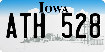 IA license plate ATH528
