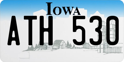 IA license plate ATH530