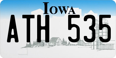 IA license plate ATH535