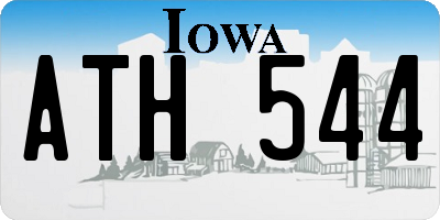 IA license plate ATH544