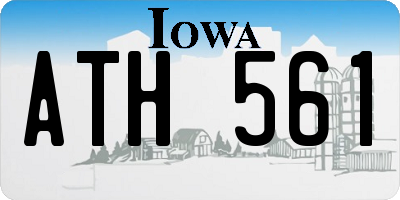IA license plate ATH561