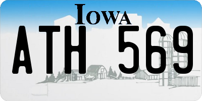 IA license plate ATH569
