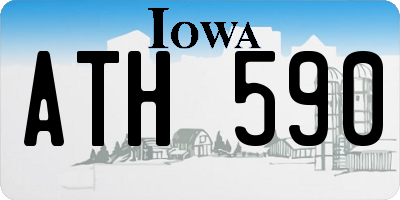 IA license plate ATH590