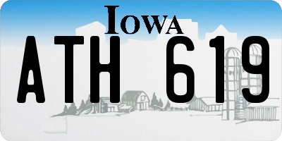 IA license plate ATH619