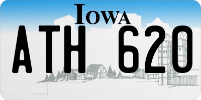 IA license plate ATH620