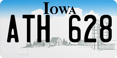 IA license plate ATH628