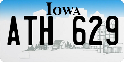 IA license plate ATH629